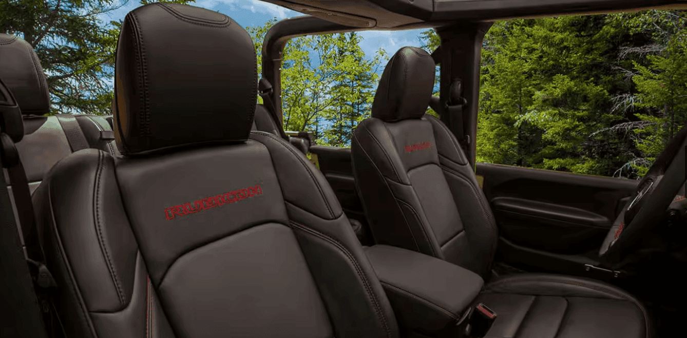 Interior of the 2026 Jeep Gladiator for sale in Florence, AL at Singing River CDJR