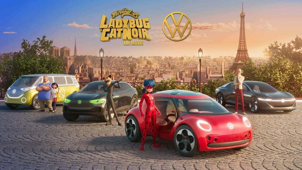 The Miraculous Ladybug Cat Noir Join Forces With The Volkswagen ID 