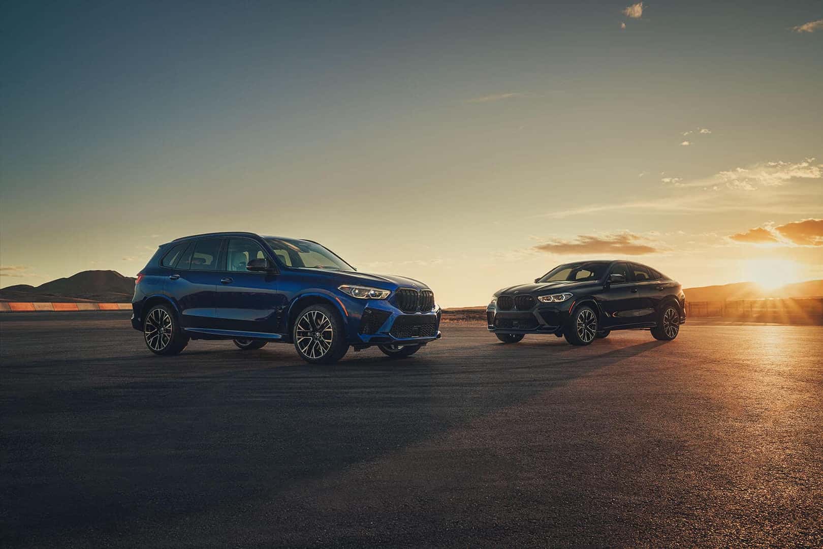 2021 BMW X5 at sunset