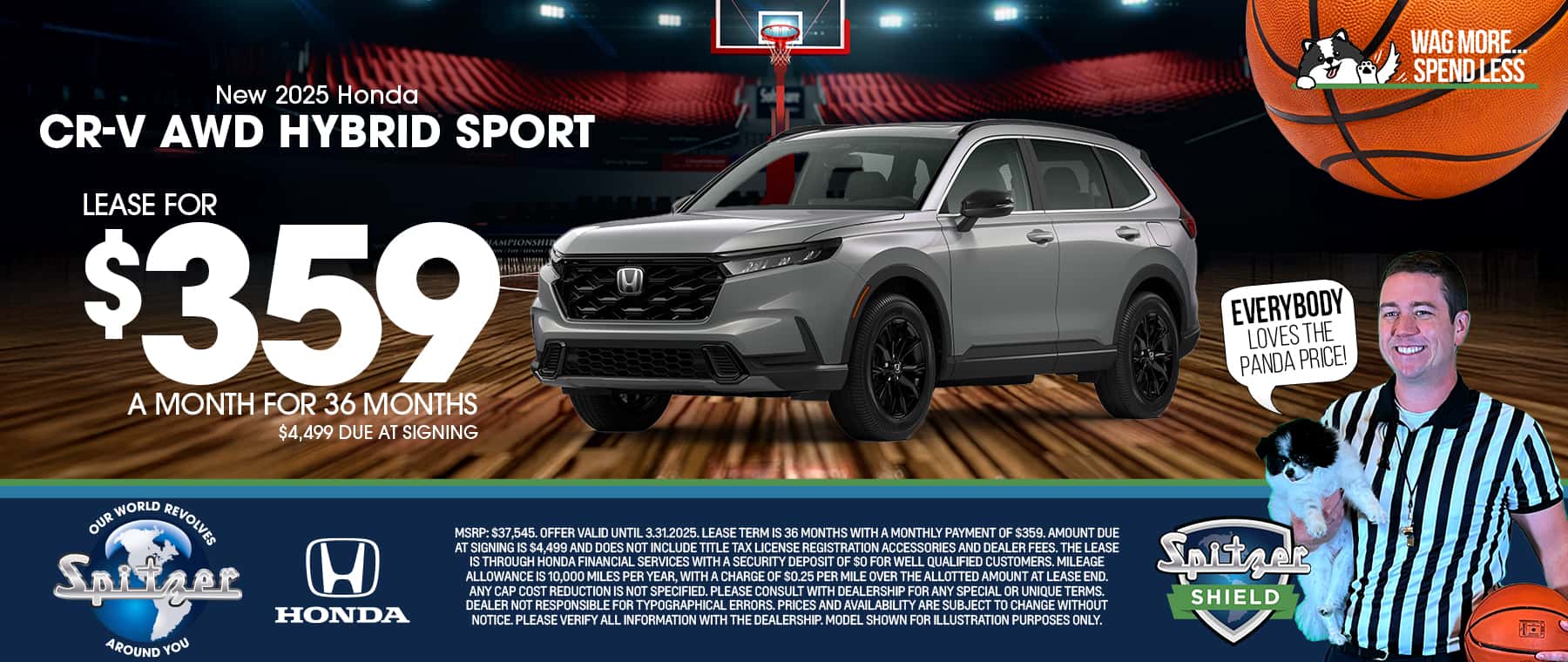 03.2025_Carrera_Lease a New 2025 CR-V AWD Hybrid Sport for $359 a Month for 36 Months!