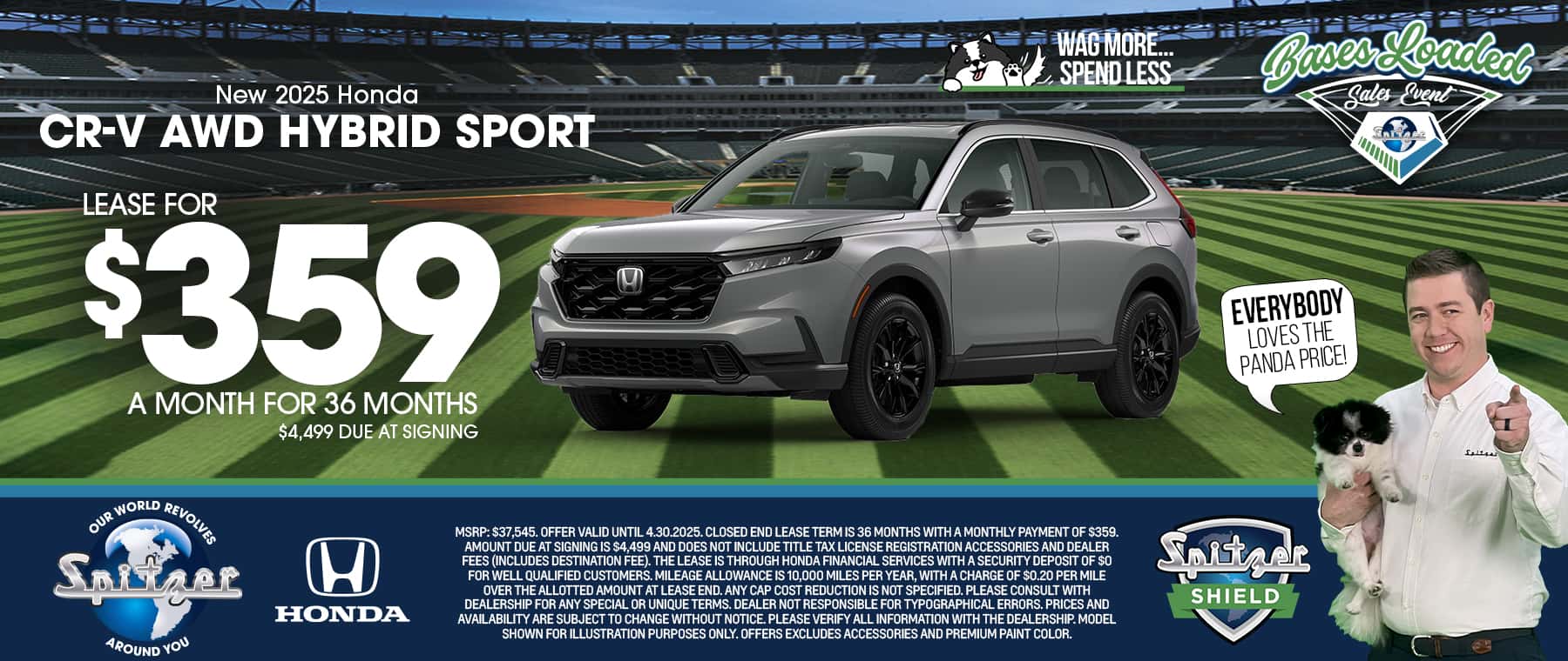 03/04.2025_Carrera_Lease a New 2025 CR-V AWD Hybrid Sport for $359 a Month for 36 Months!