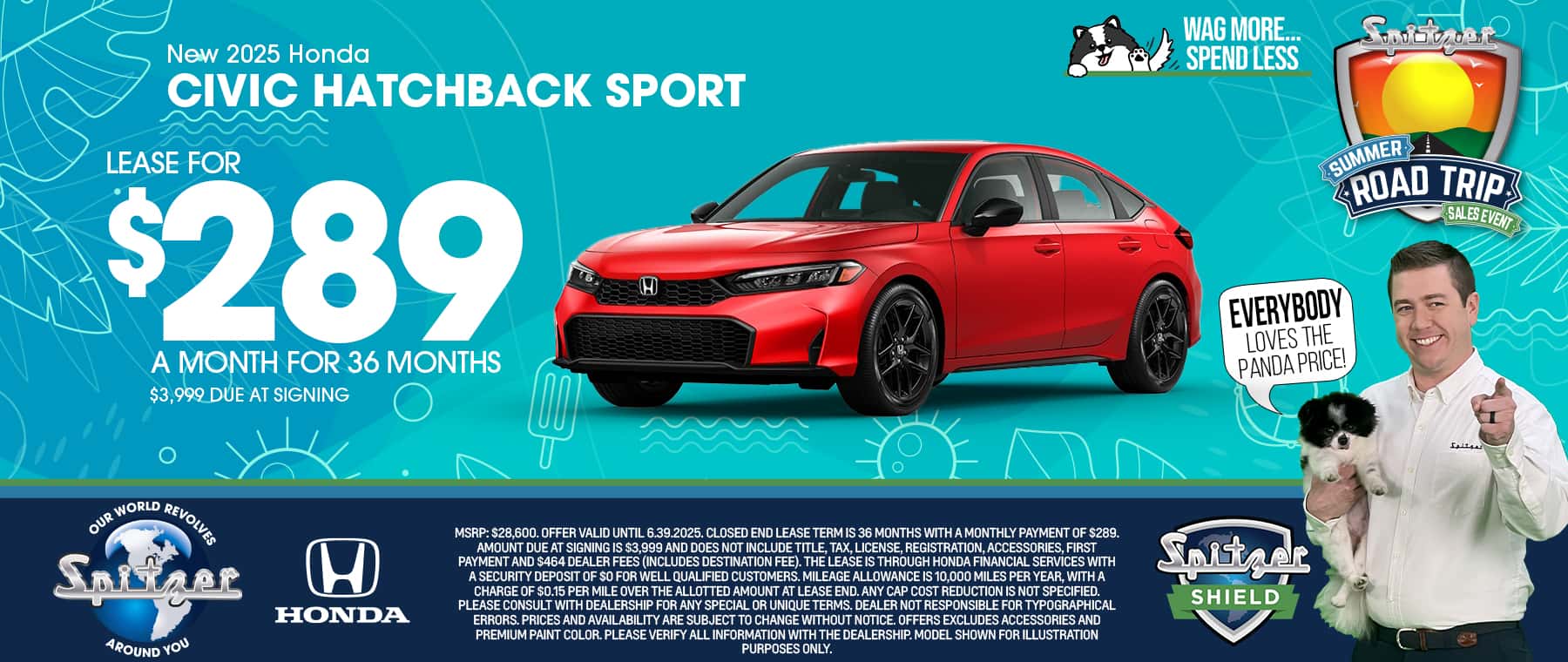 06.2025_Carrera_Lease a New 2025 Honda Civic Hatchback for $289/mo!