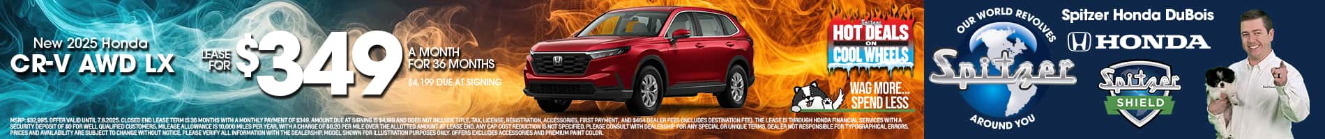07.2025_Carrera_Lease a New 2025 Honda CR-V LX AWD for $349/mo!