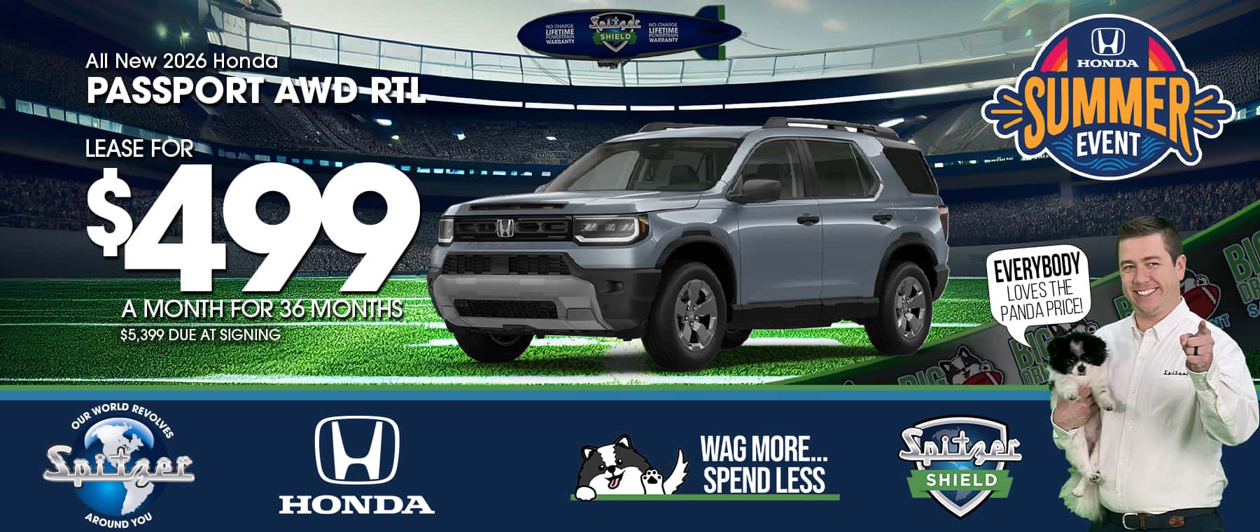 08.2025_Carrera_Lease a New 2026 Honda Passport AWD RTL for $499/mo!