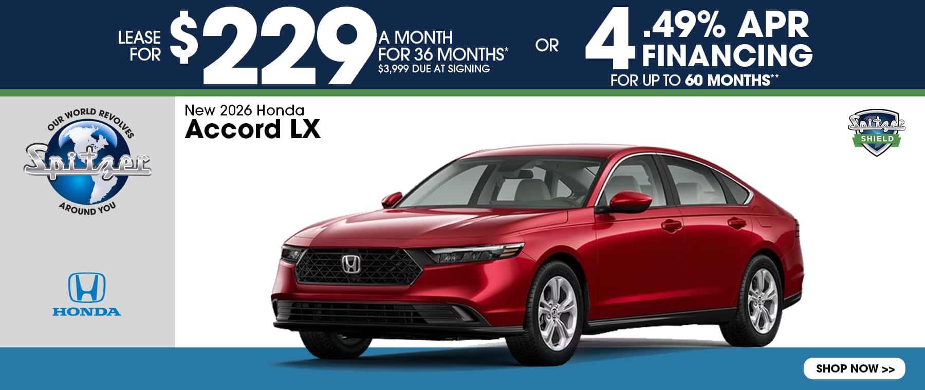 08.2026_Honda Accord_Lease for $229 for 36 mo OR 4.49% for 60 mo