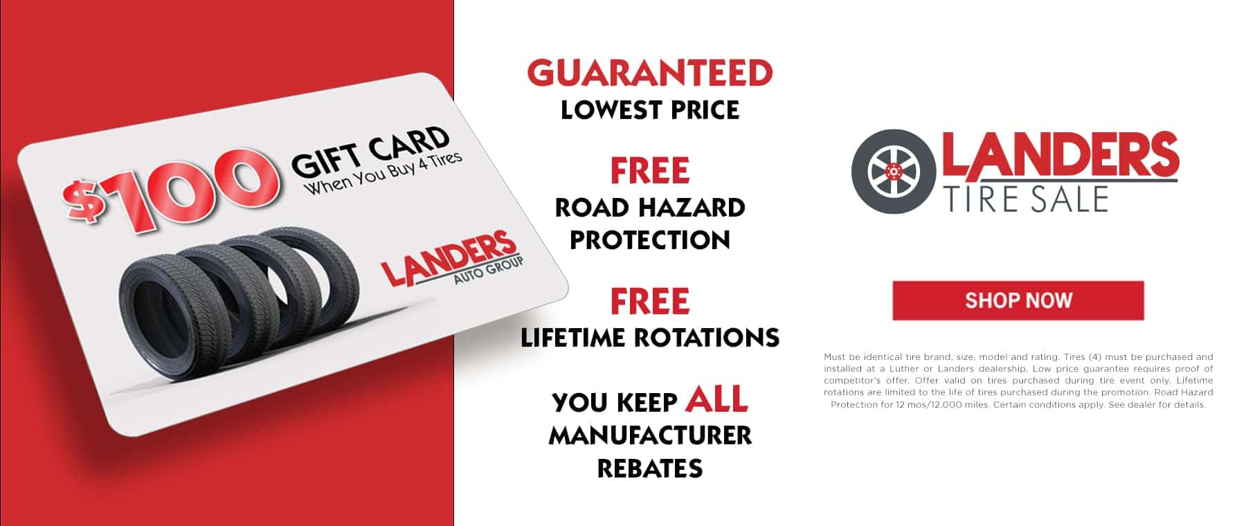 Landers Tire Sale