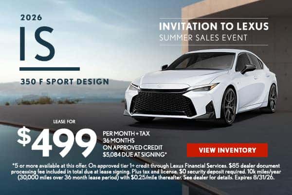 2026 IS 350 F SPORT Special