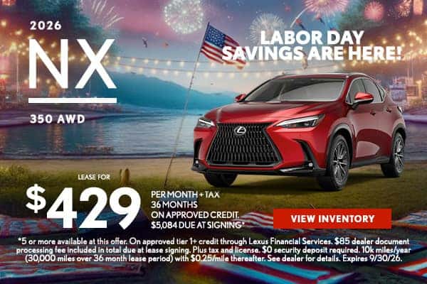 2026 NX 350 AWD Special