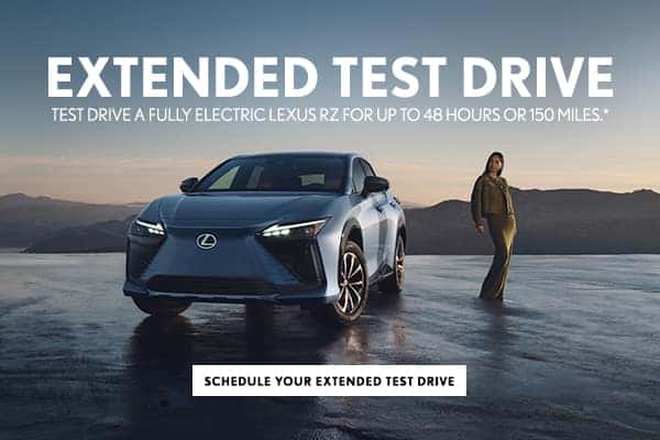 Test Drive a Fully Electric Lexus RZ for up to 48 Hours or 150 Miles