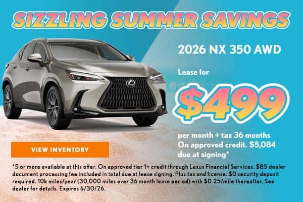 2026 NX 350 AWD Special