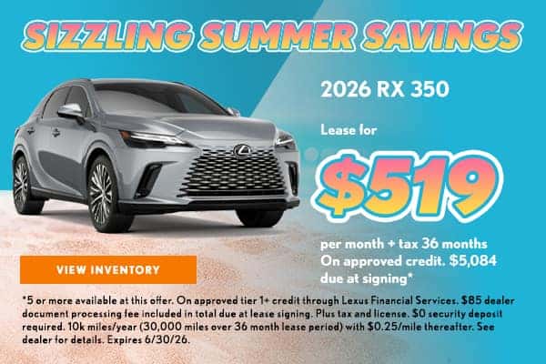 2026 RX 350 Special