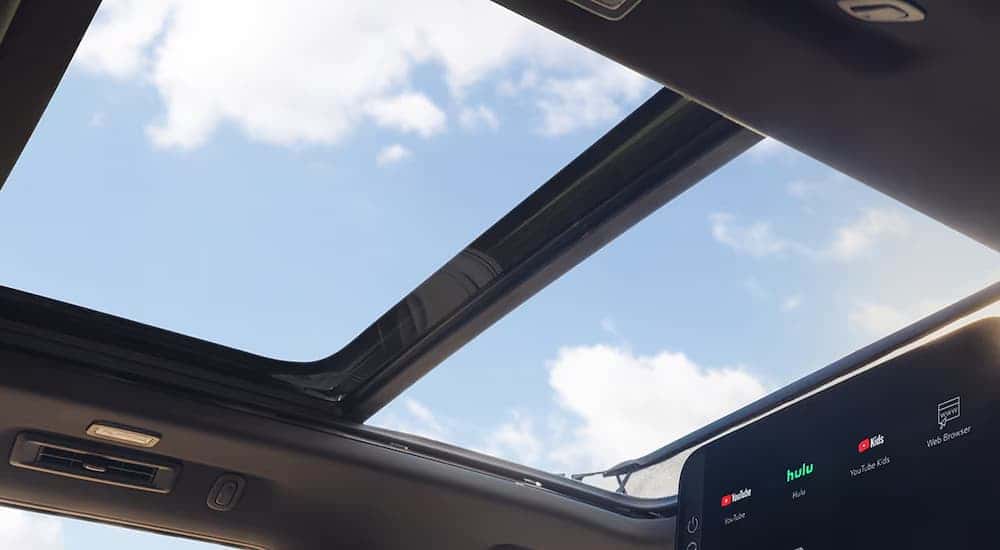 Panoramic moonroof in a 2025 GMC Yukon