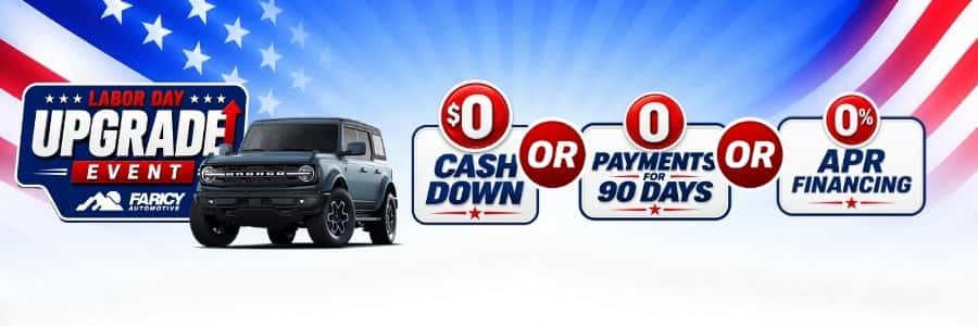 Labor Day Offers at Faricy Automotive