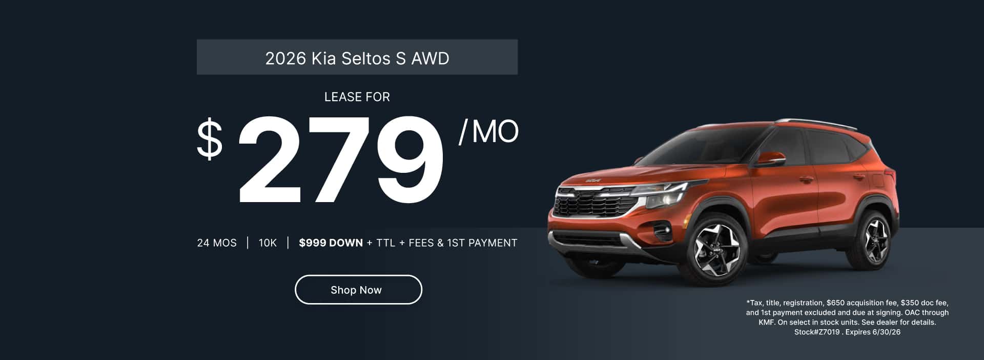 June Lease 2026 Seltos S