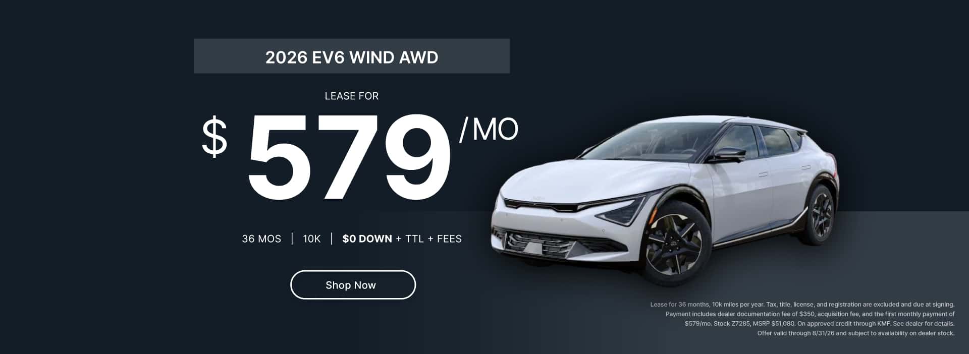 Aug Lease - EV6 WIND