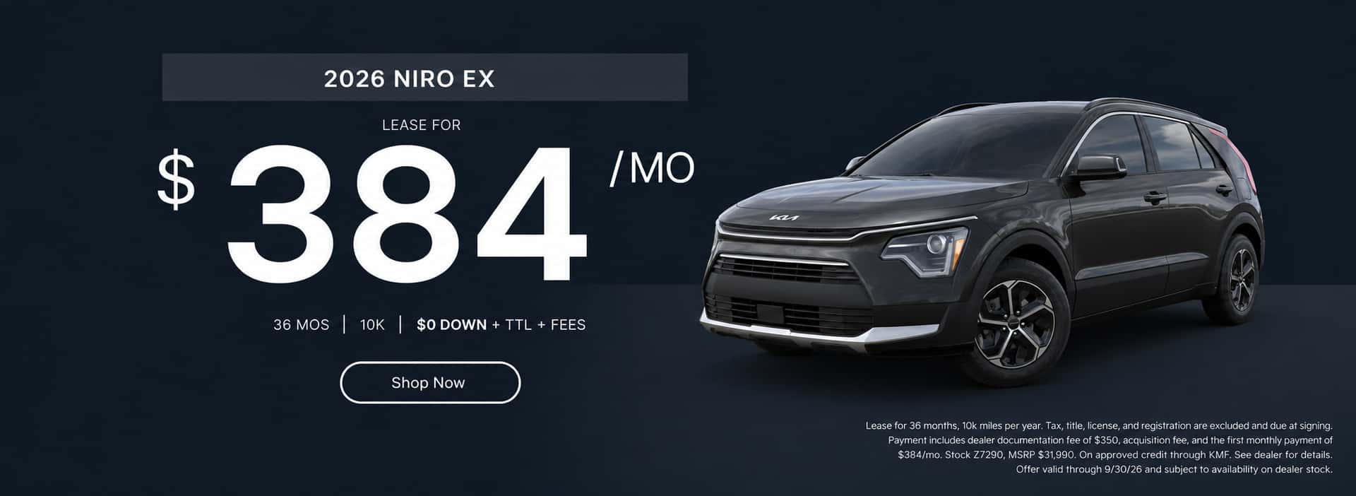Sept. Lease 2026 Niro