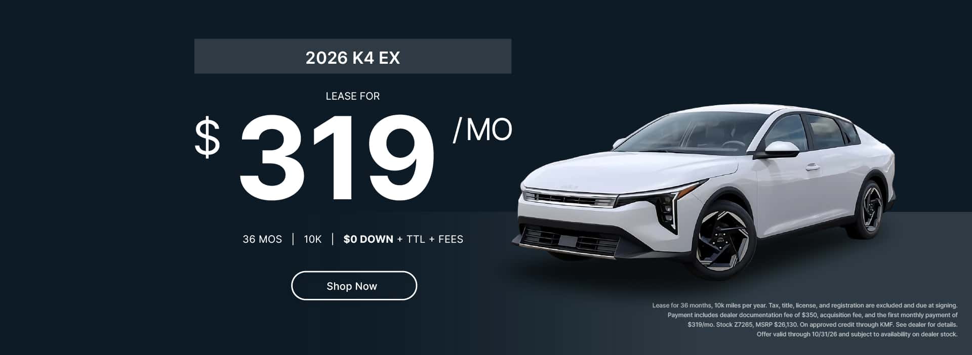 Oct. Lease - K4 EX