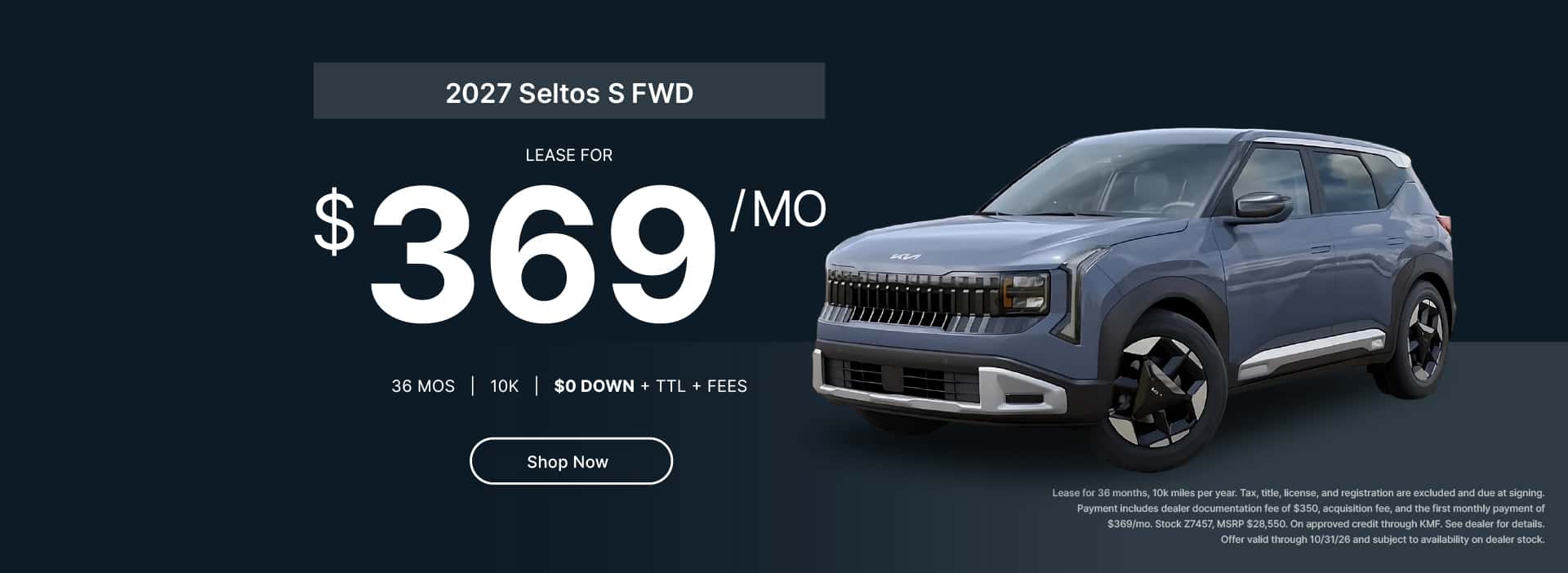 Oct. Lease - Seltos S