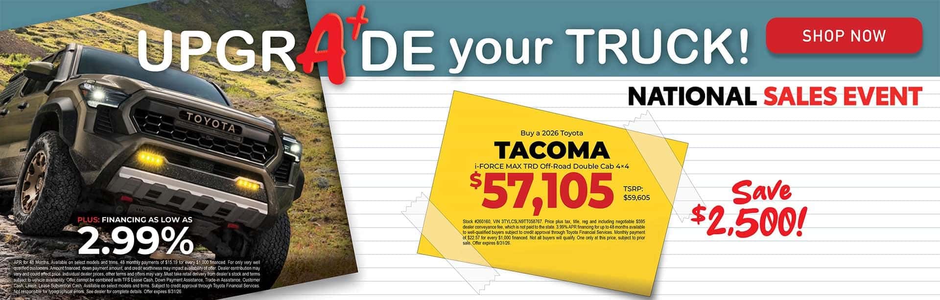 Tacoma 2.99%