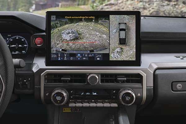 the dashboard in a new toyota tacoma