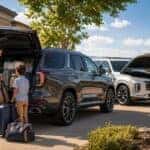 Summer road trip vehicle inspection at a Webb Auto Group service center serving Northwest Indiana and Chicagoland