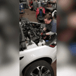 service technician at work