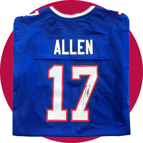 Josh Allen signed jersey