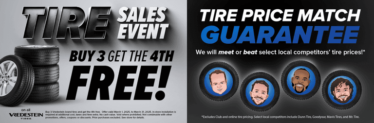 West Herr Tires Sales Event and Price Match Guarantee