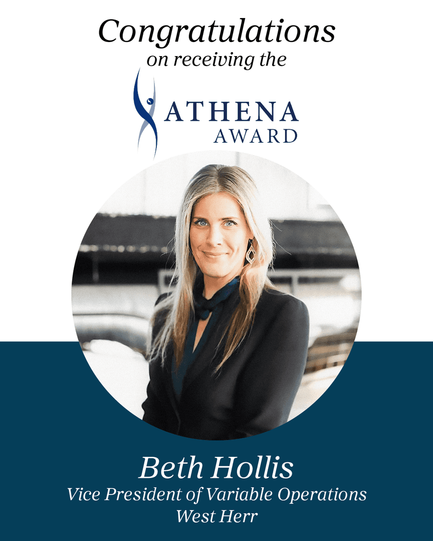 Beth Hollis ATHENA Award Winner