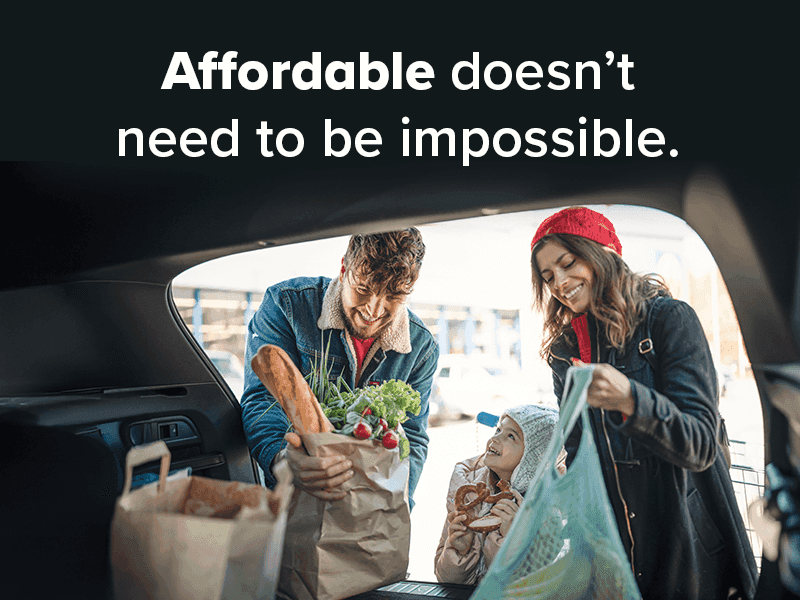 Affordable doesn't need to be impossible hero mobile