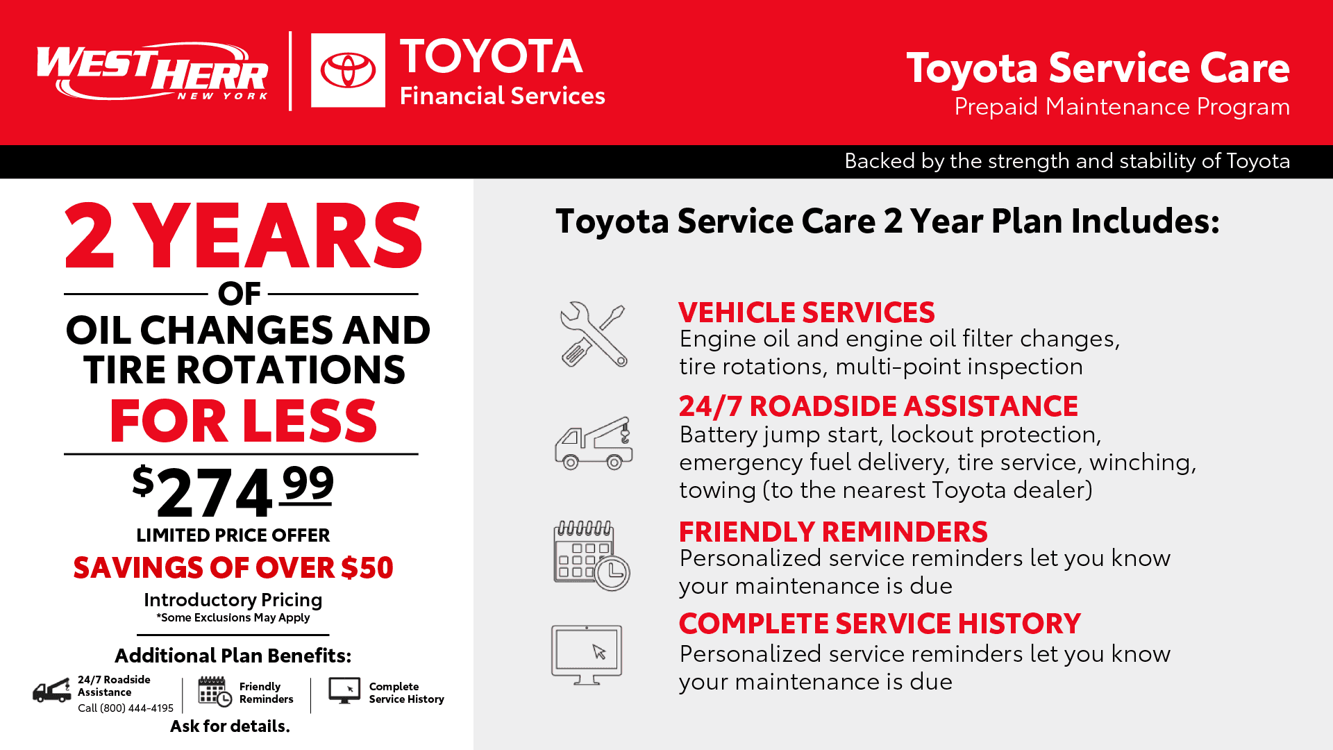 Toyota Financial Services - Service Care Maintenance Program