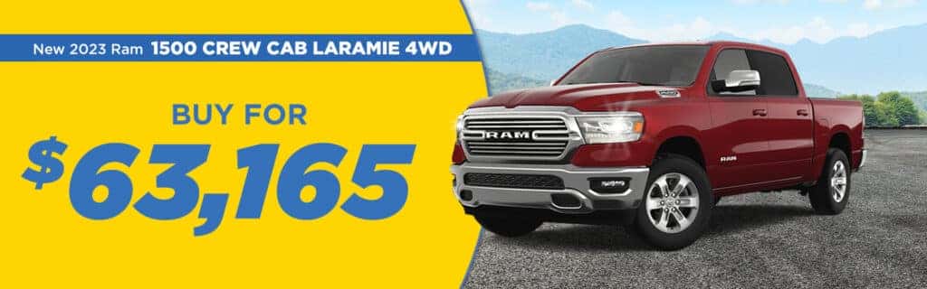 New 2023 Ram 1500 Crew Cab Laramie 4WD