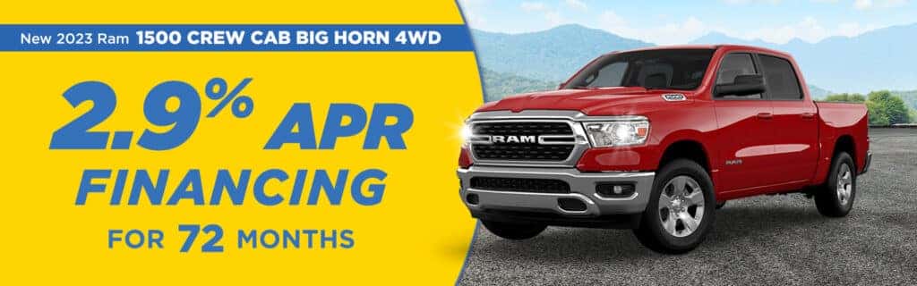 New 2023 Ram 1500 Crew Cab Big Horn 4WD