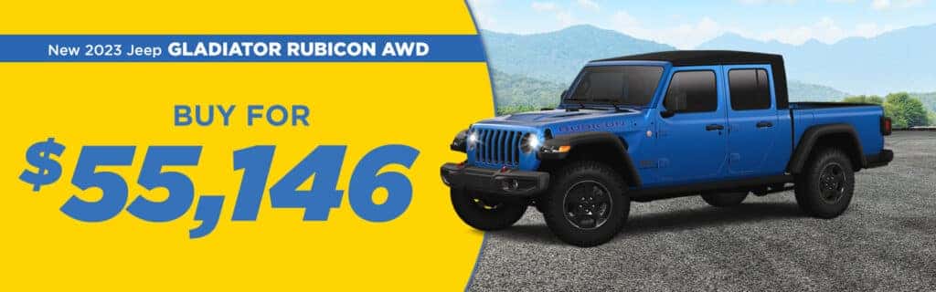 New 2023 Jeep Gladiator Rubicon AWD